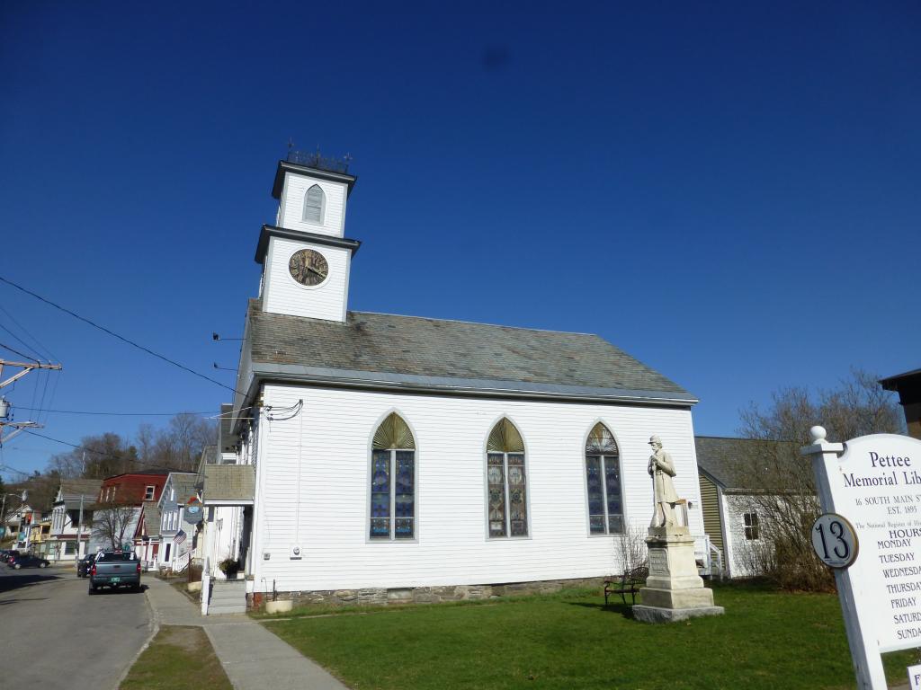 This New England Universalist Church building was...