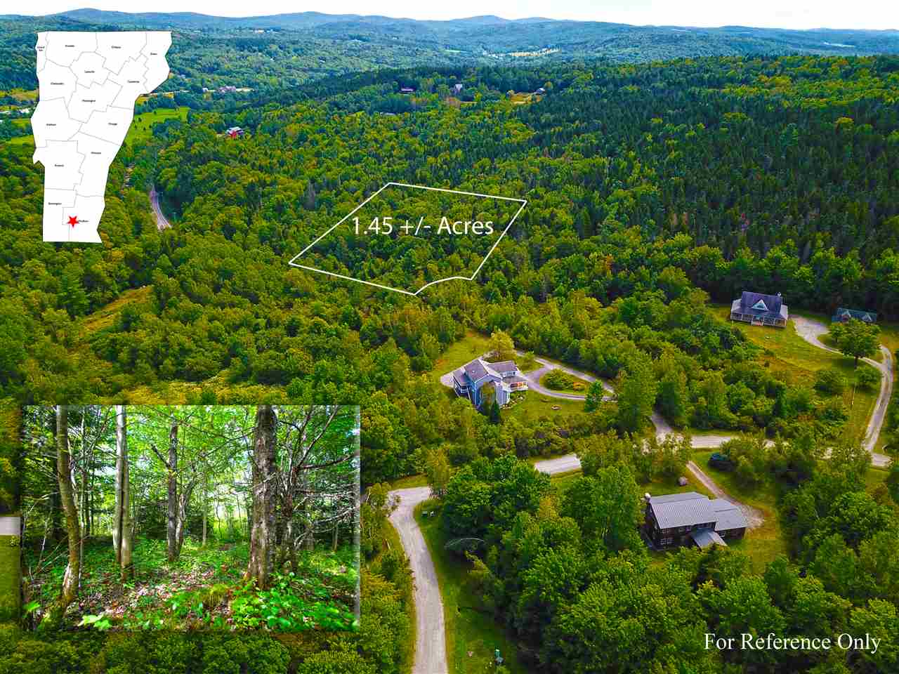 Charming 1.45+/- acre building lot at the end of...