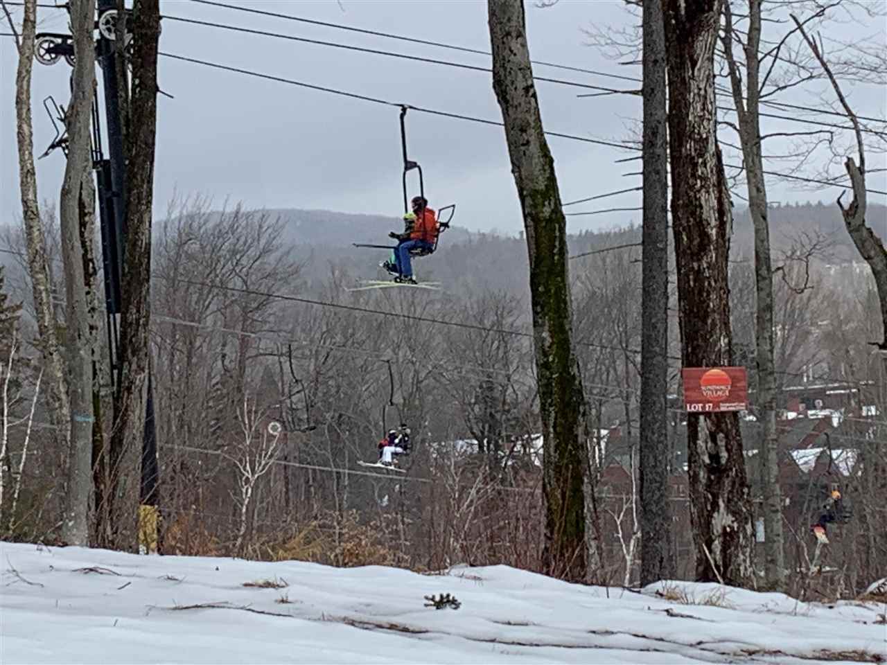 Trail-side location on Mount Snow. This is part...