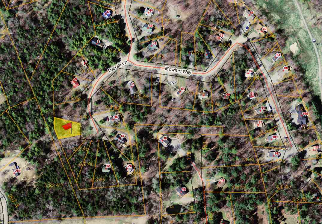 Charming level building lot just off the...