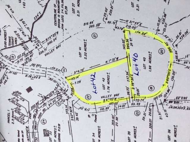 Dalewood lot 40 and Lot 42 each asking $29,500....