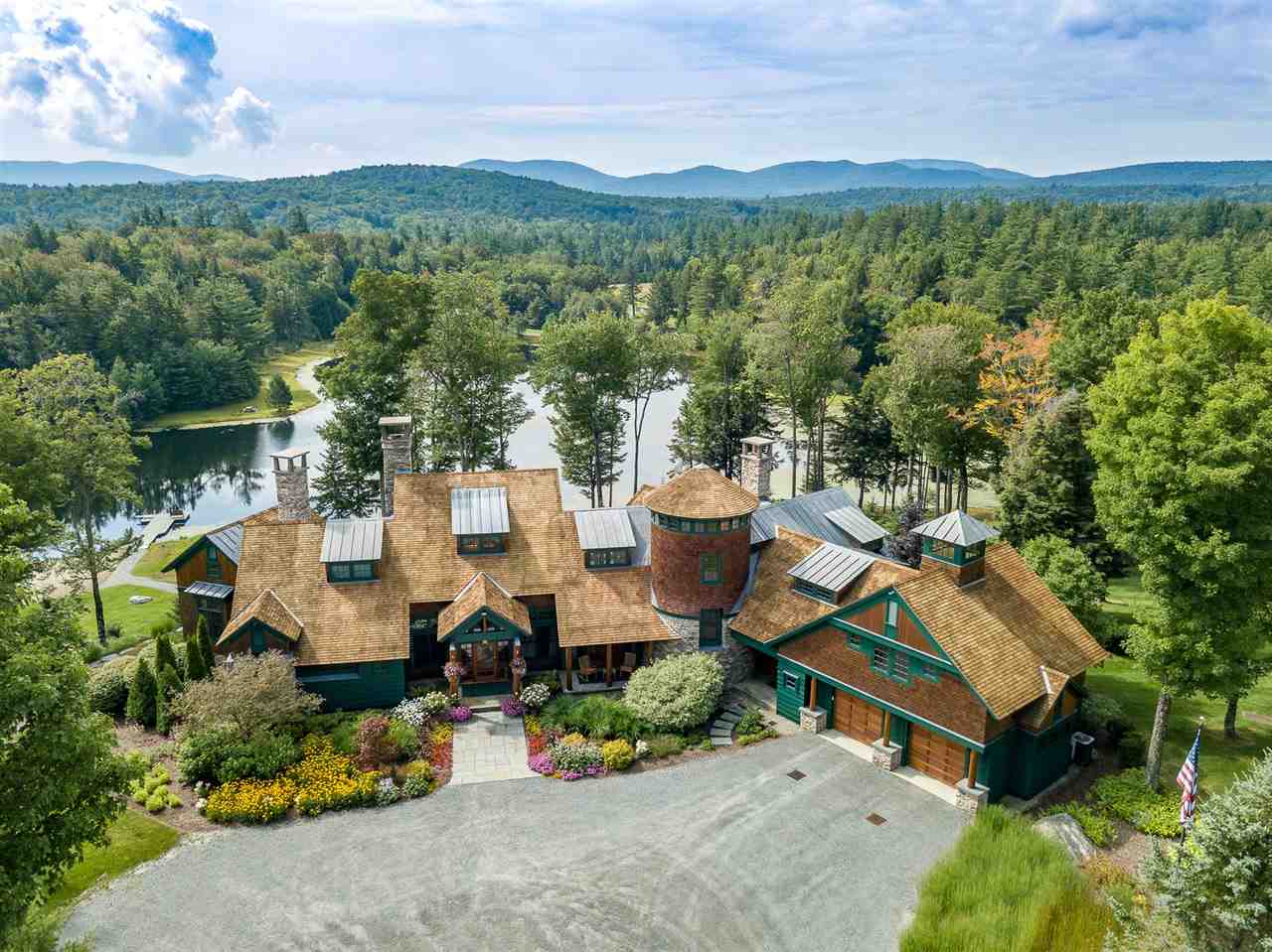 Snowy Pond Estate is nestled in the scenic Green...