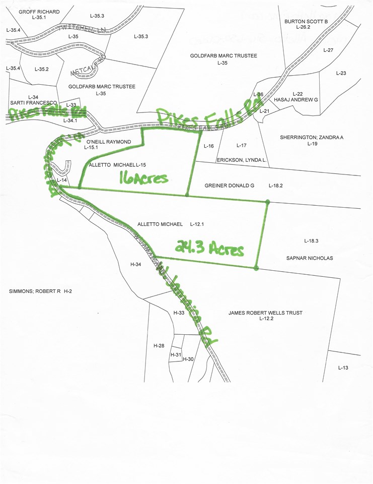 TWO SEPARATELY DEEDED LOTS. One is 24.3 with a...