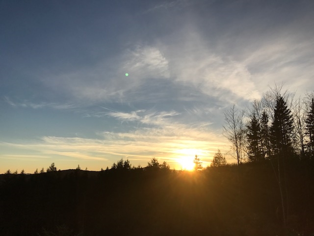 Top of hill at the end of Titus Farm Road this...