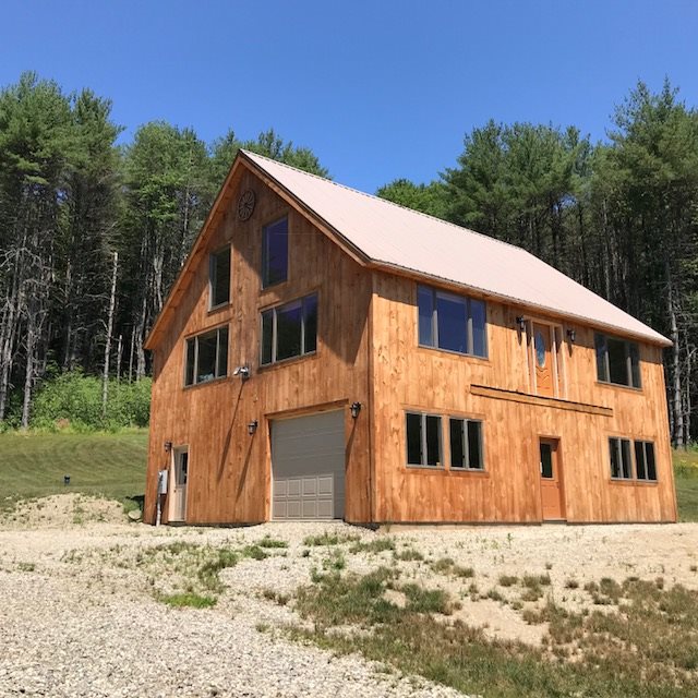 Two year old contemporary/lodge style home on 8...