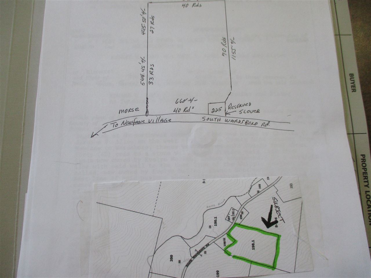 Large lot within walking distance of Newfane...
