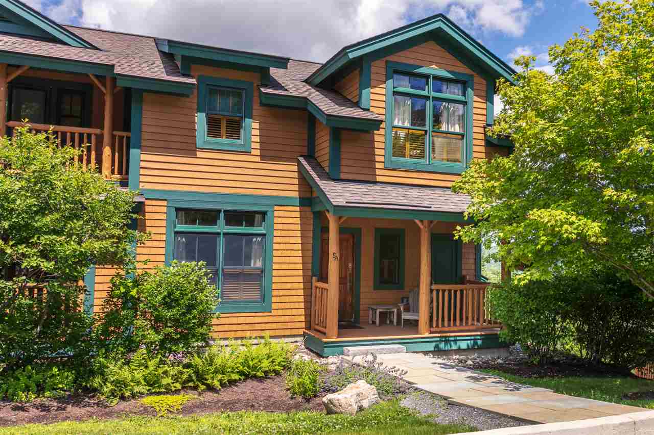 Nestled into the Stratton mountainside is this...