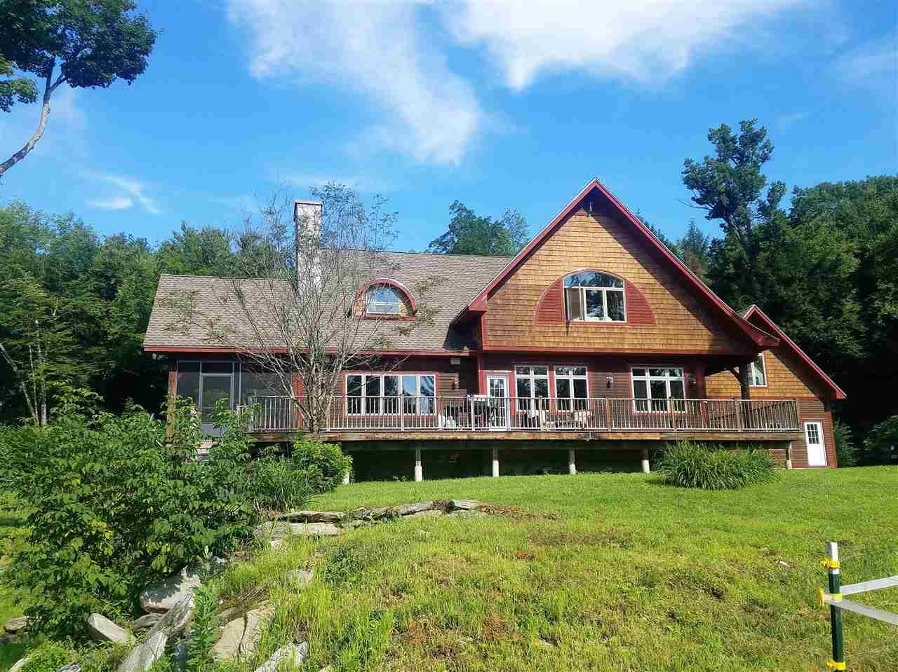 High quality custom built home set back from the...