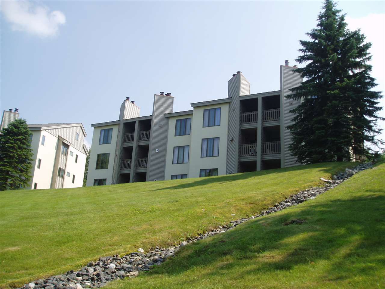 OberTal condominiums sit at the bottom of the...