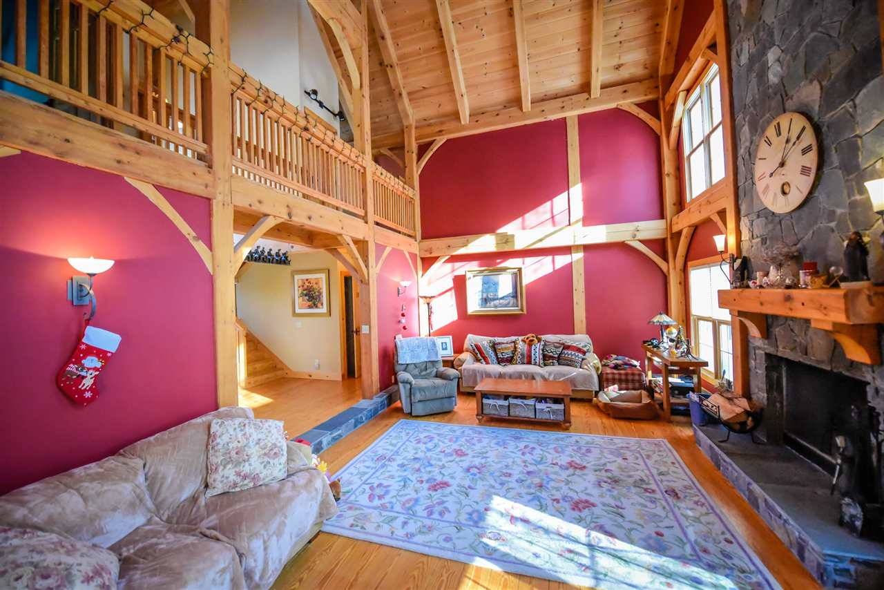 This spectacular Post & Beam home is located just...