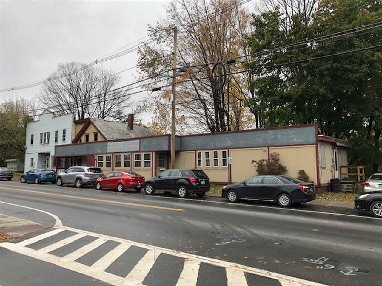 This 1920's storefront building was a lively...