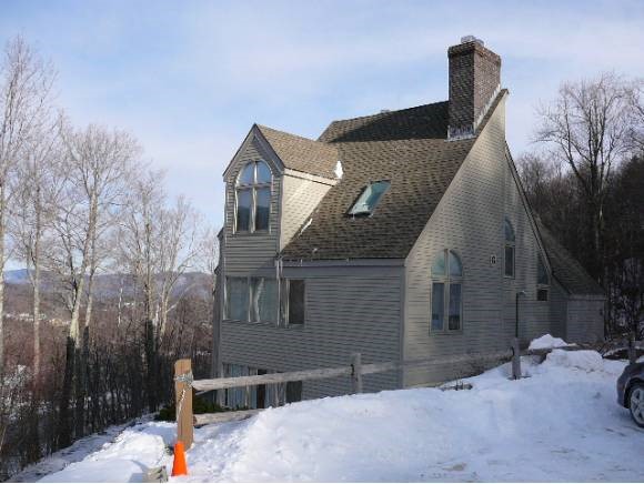 Spectacular ski trail views are front and center...