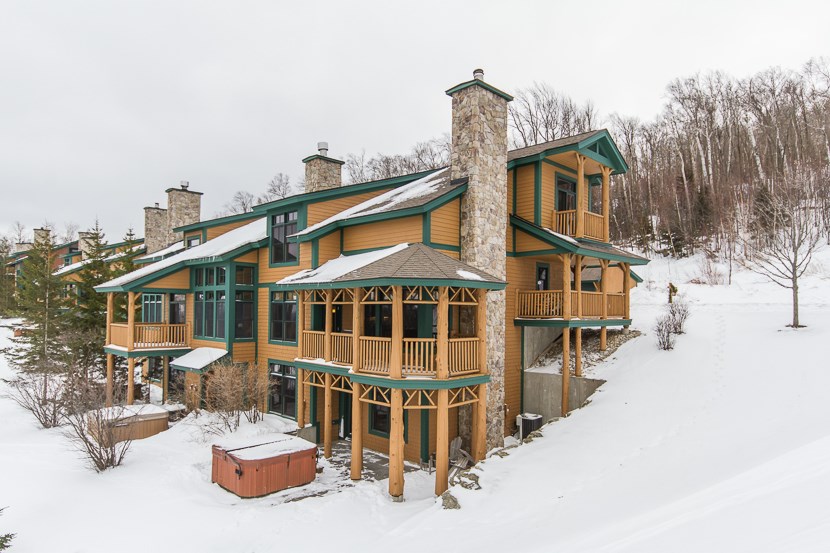 Enjoy true trailside living and skiing at...