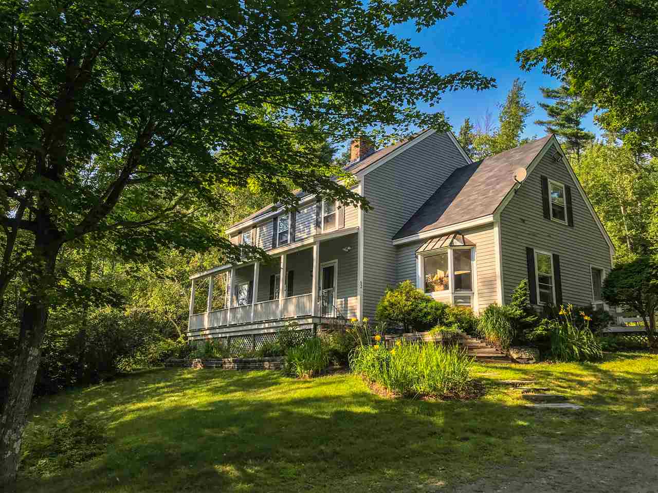 An utterly perfect and private Vermont homestead...