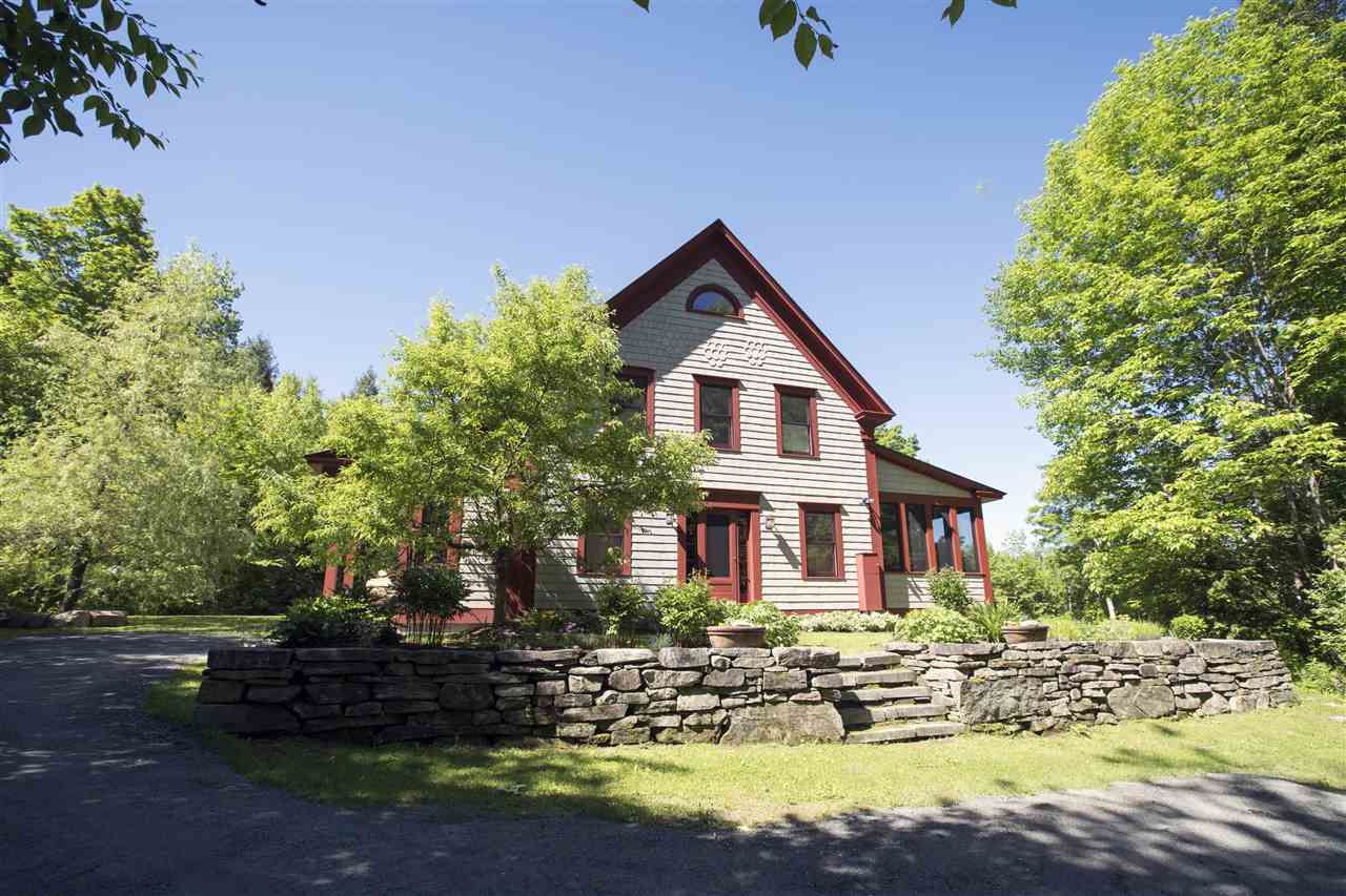 This contemporary take on a Vermont farmhouse was...