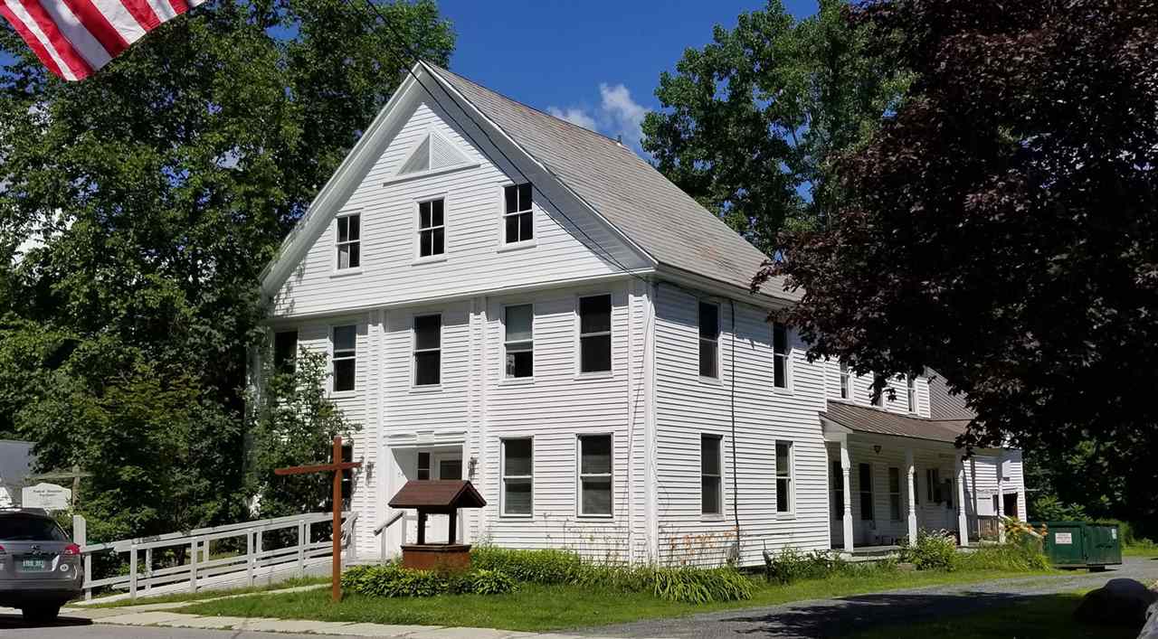 This historic building is a 2 story wood frame...