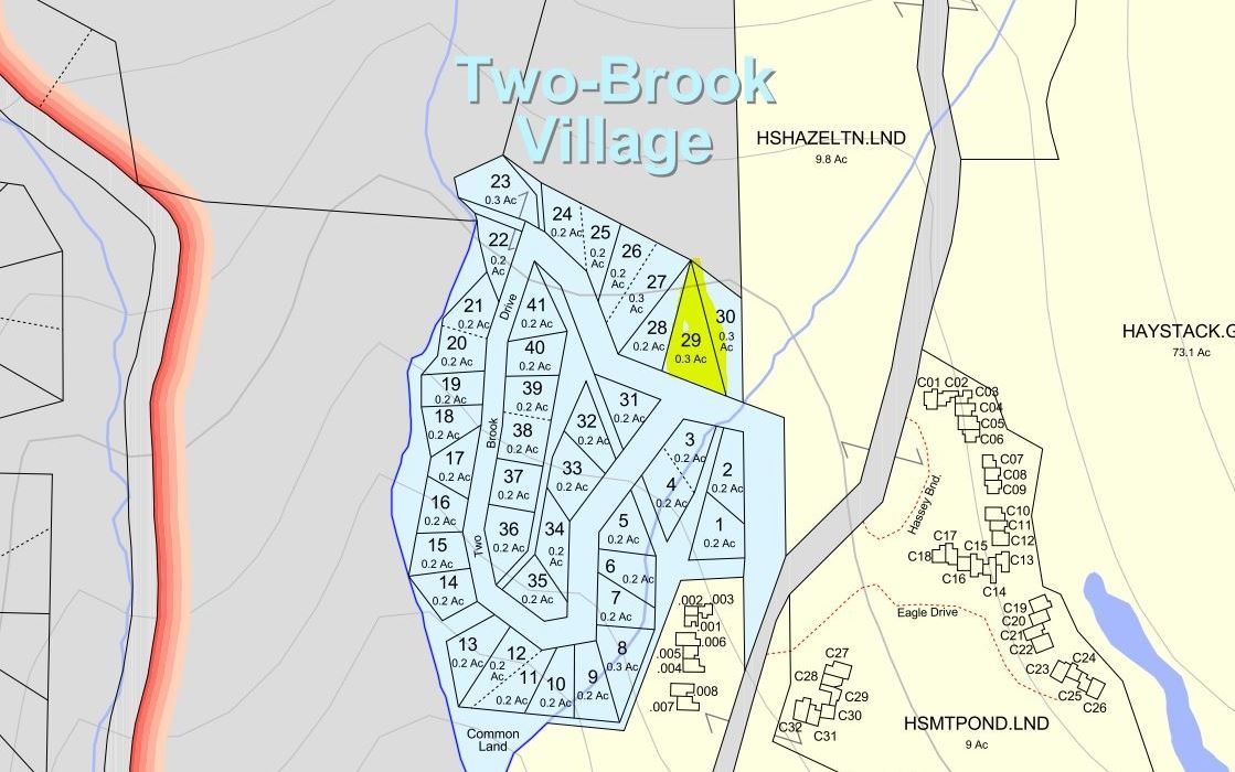 BUILD YOUR VACATION HOME HERE! TWO BROOK VILLAGE...