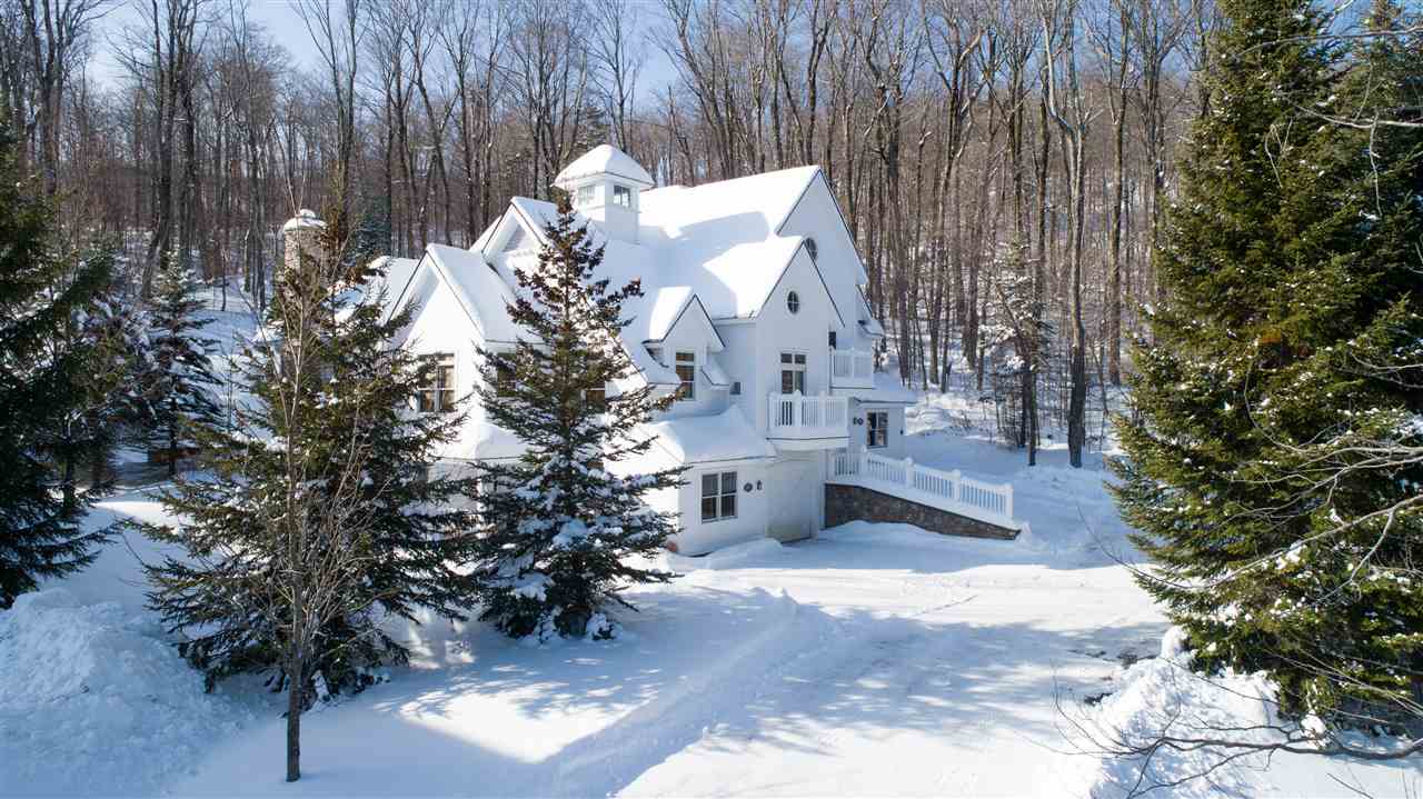 Privately situated with direct ski access on the...