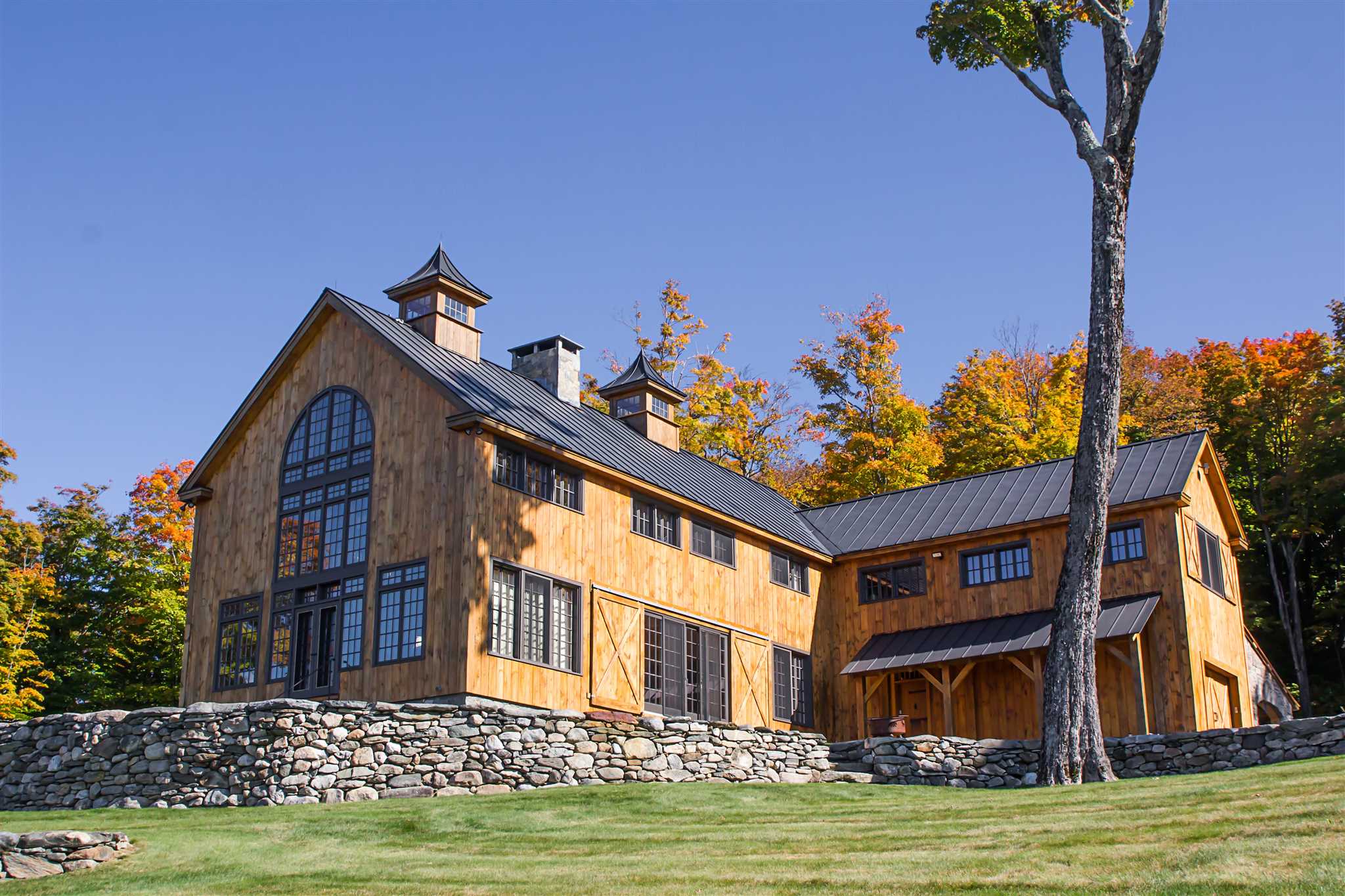 Rare in Vermont ski country is a large property...
