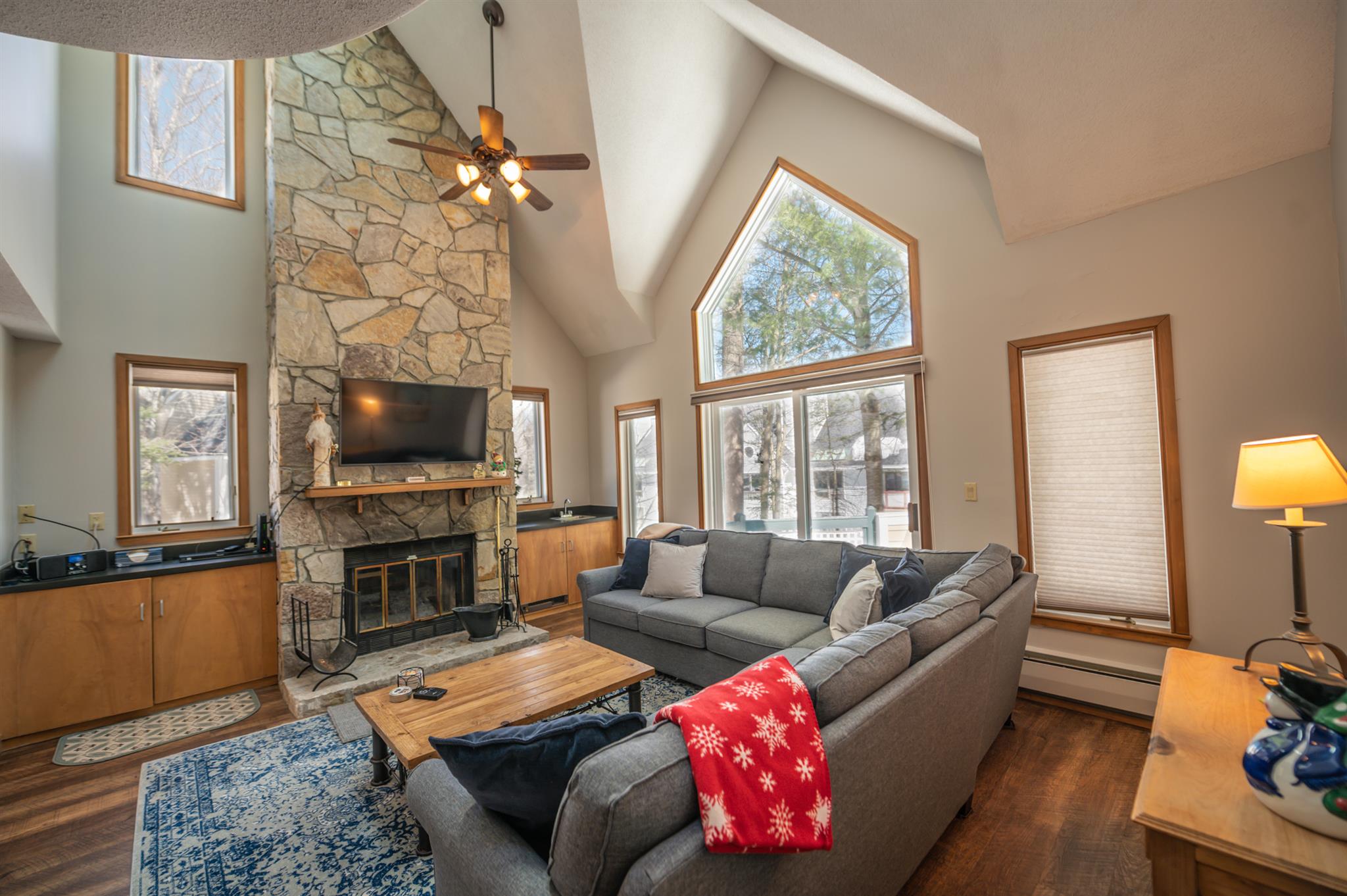 Ski-on and off from this beautifully updated...