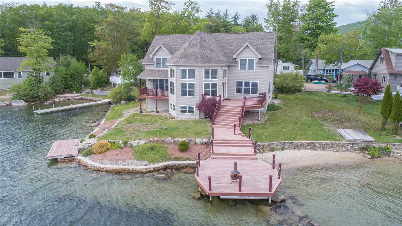 Lake Merrymeeting Lake waterfront home for sale in New Durham