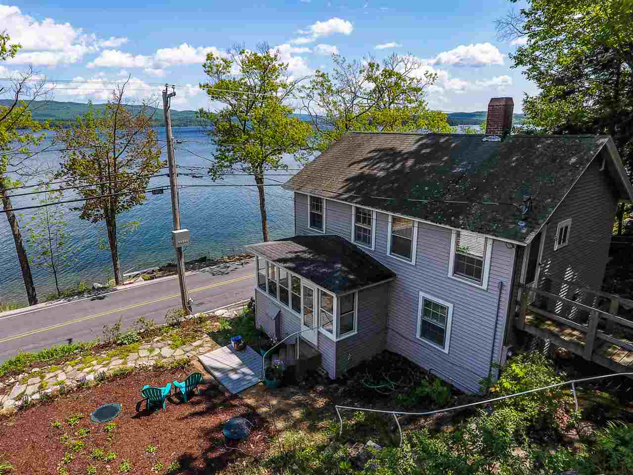 Lake Newfound Lake waterfront home for sale in Hebron