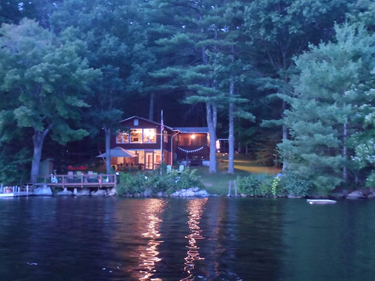 Pond White Oak Pond waterfront home for sale in Holderness