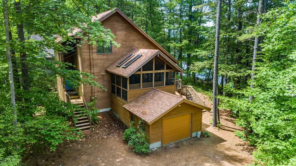 Lake Lake Waukewan waterfront home for sale in Meredith