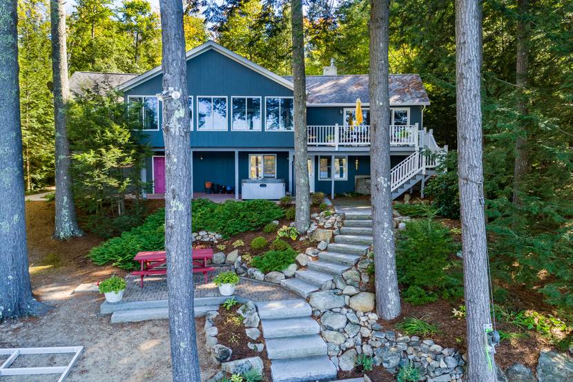 Lake Waukewan waterfront home for sale in Meredith