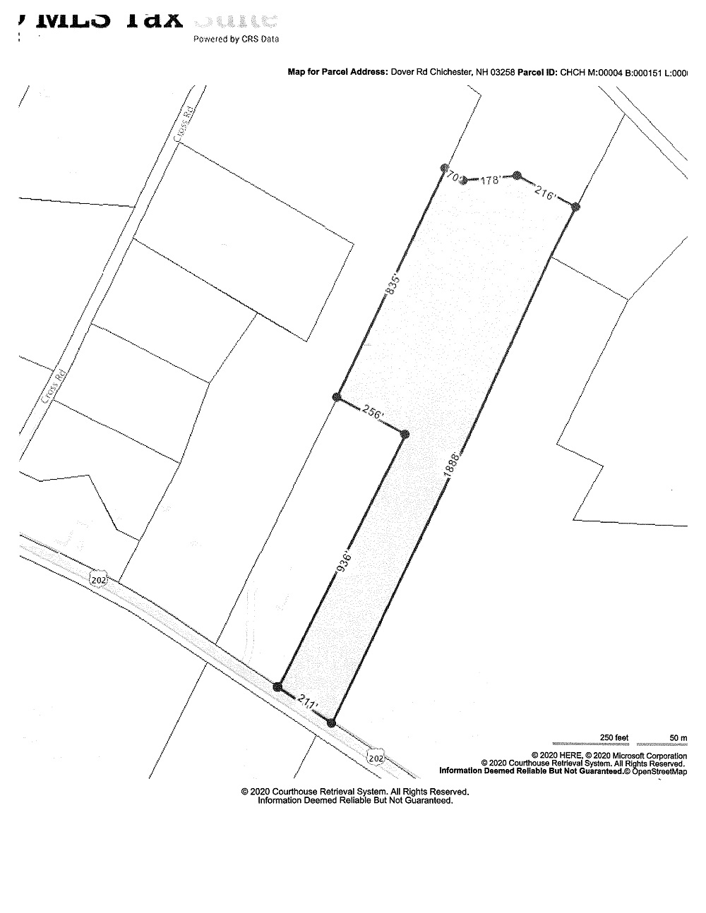 Map4 Lot 151B Dover Road Chichester, NH Photo