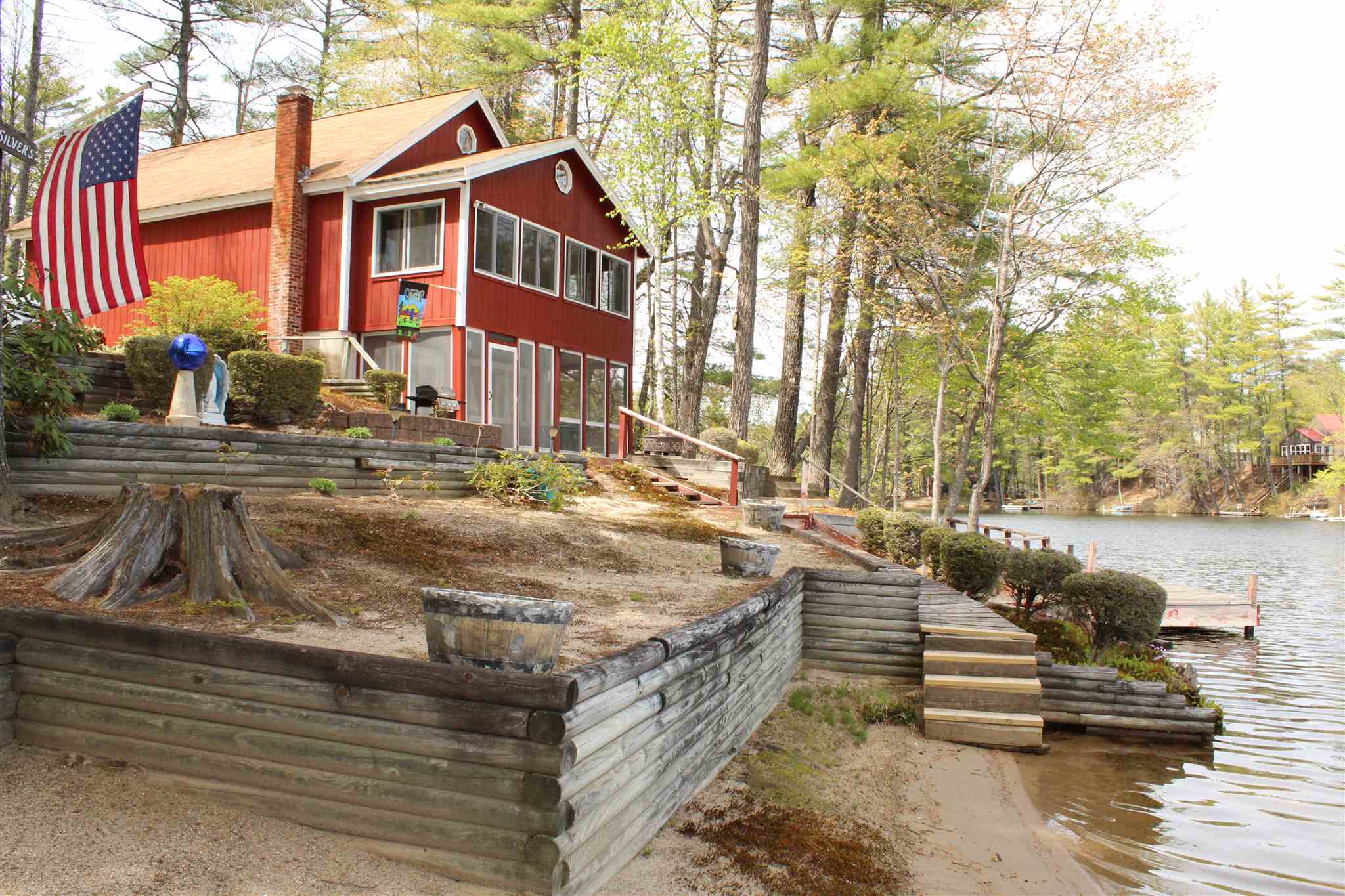 Lake Belleau waterfront home for sale in Wakefield