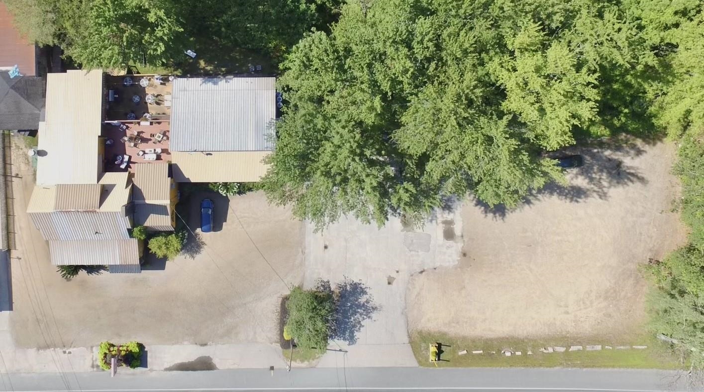 40. Aerial of front of properties