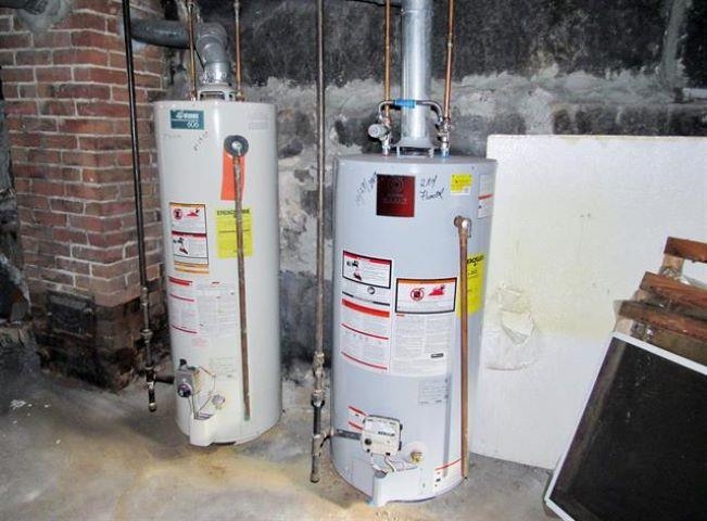 Separate Natural Gas Hot Water Tanks
