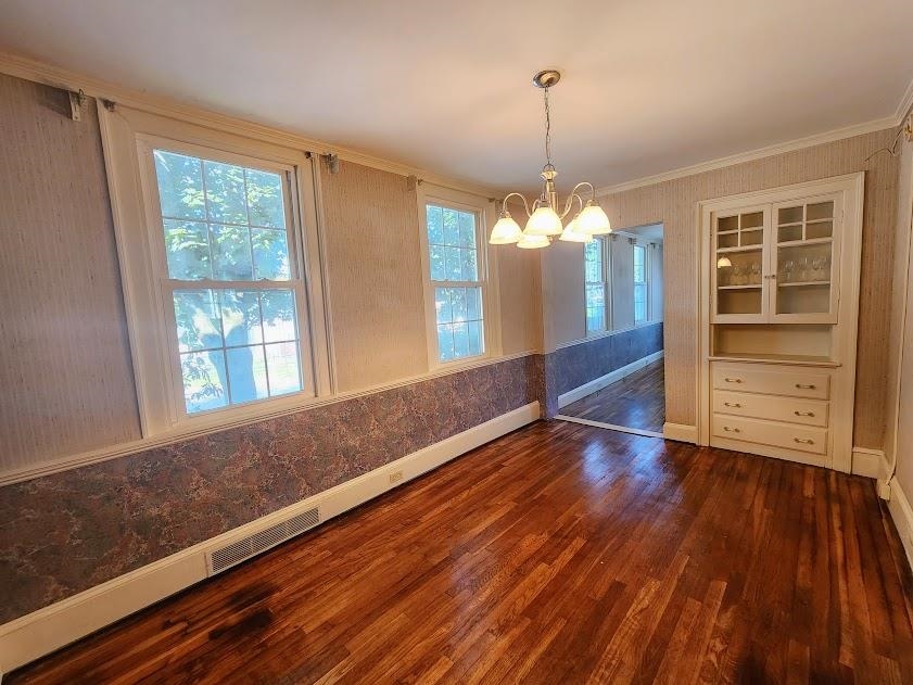 Dining Room with classic Built- in Cabinet & Drawers!