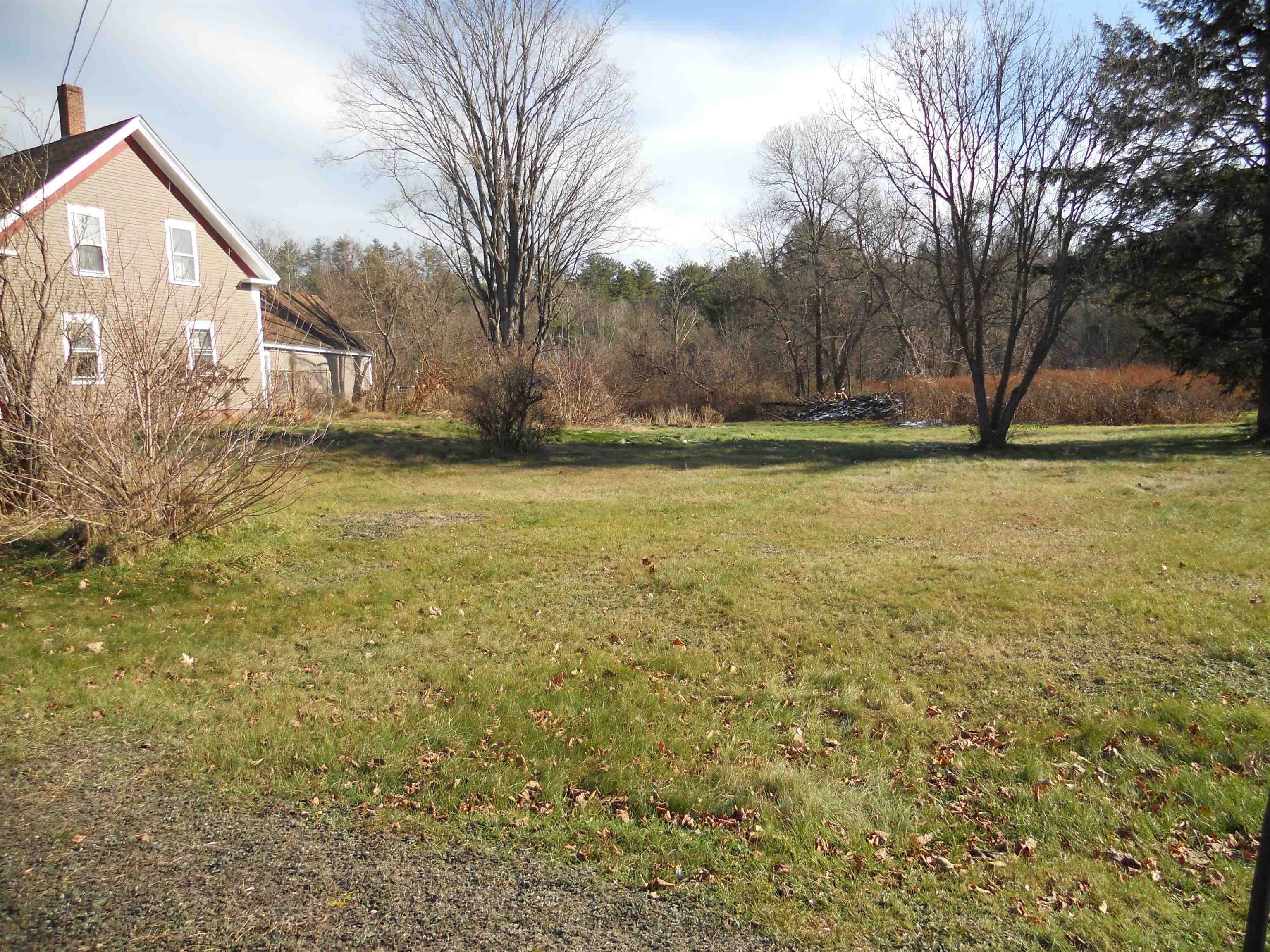 Large Side Yard of 2.6 Acre Lot