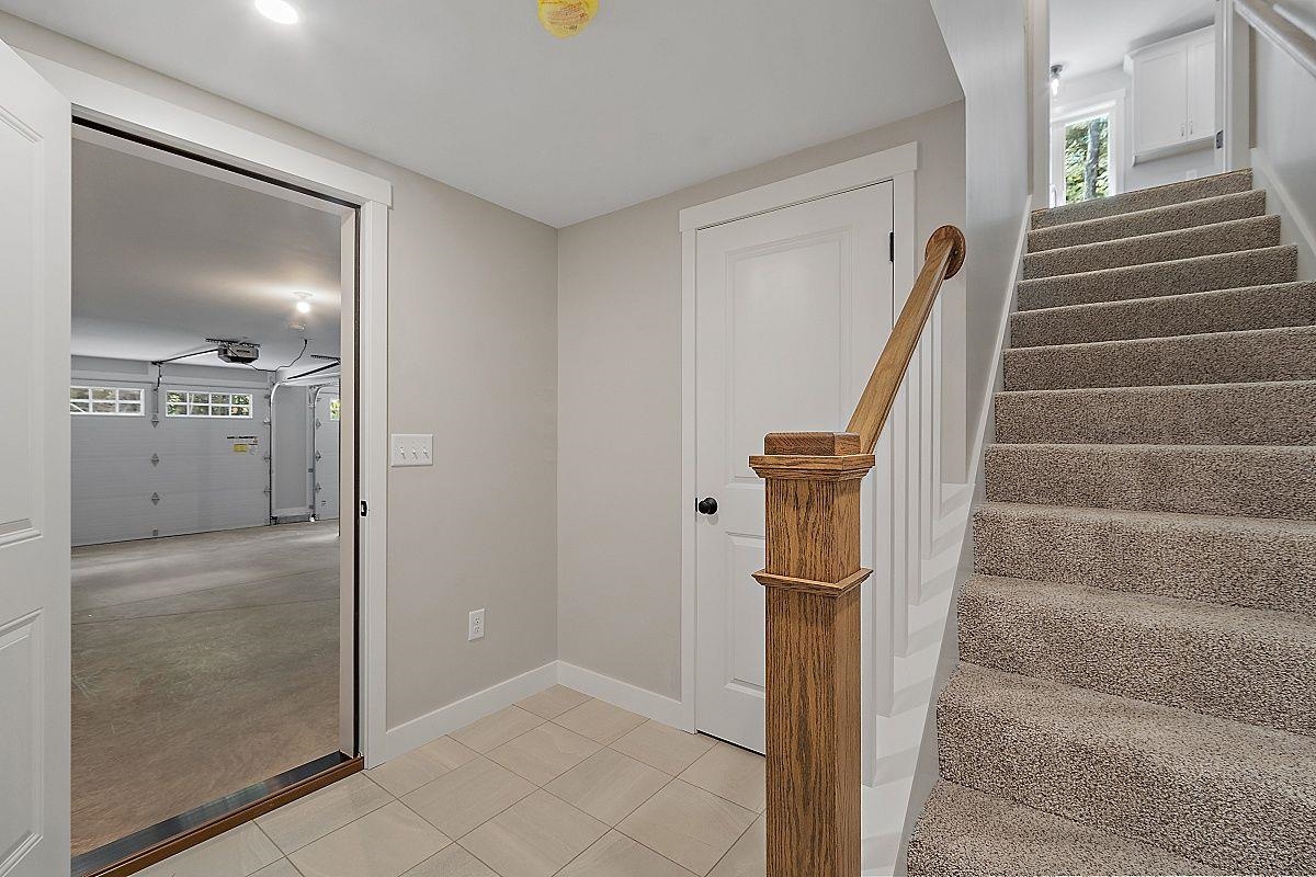 HEATED AND AIR CONDITIONED MUDROOM IN BASEMENT