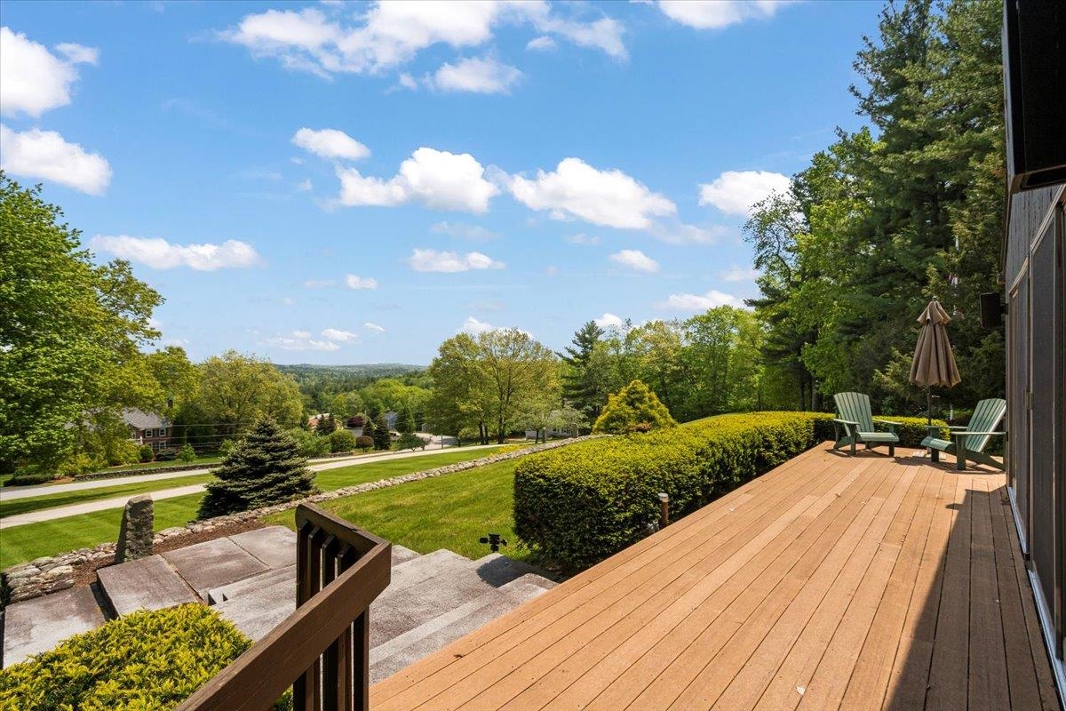 front deck view
