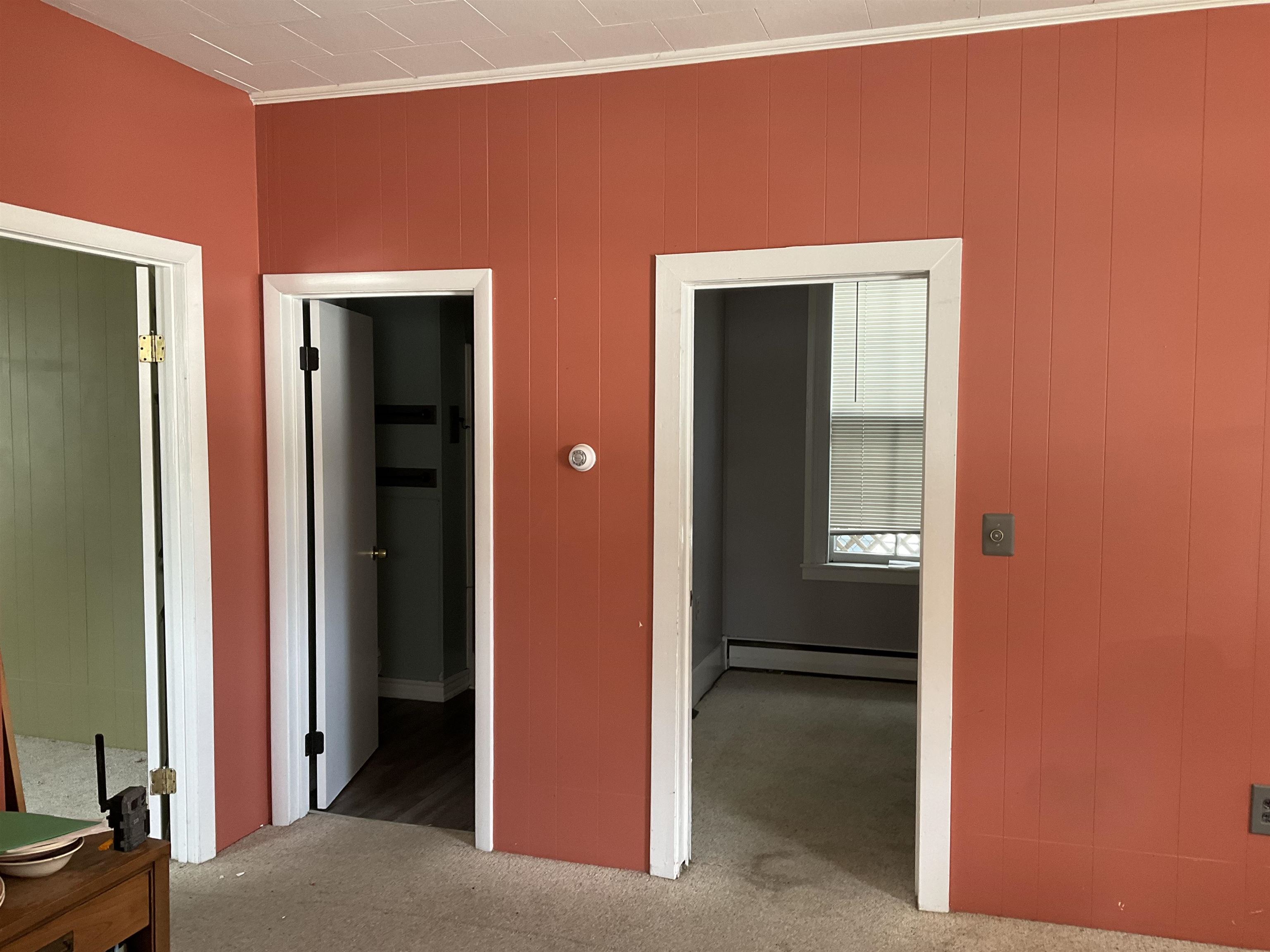 Doors to Downstairs Bathroom & 1st Floor Bedroom