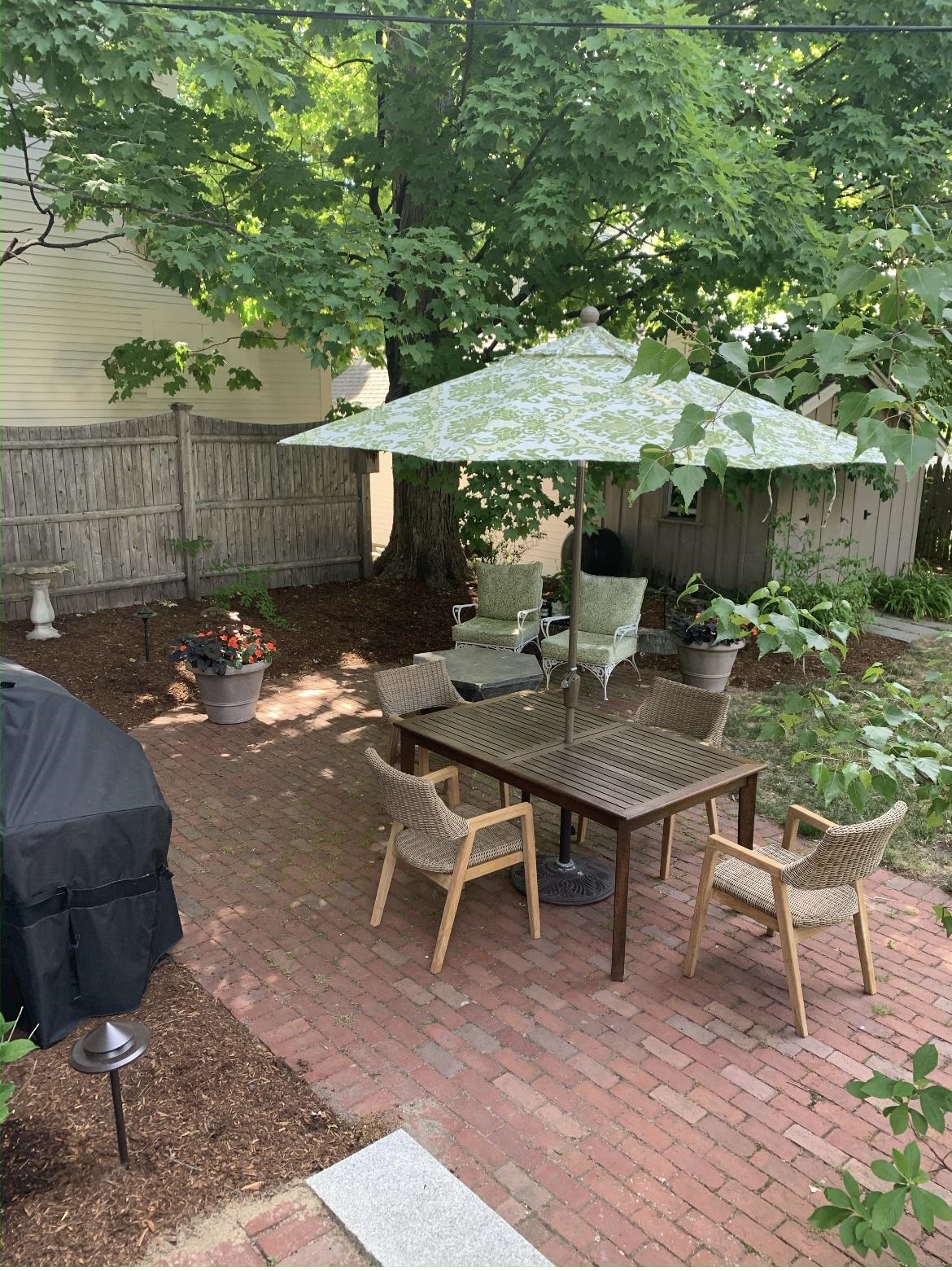 Side patio - summer photo