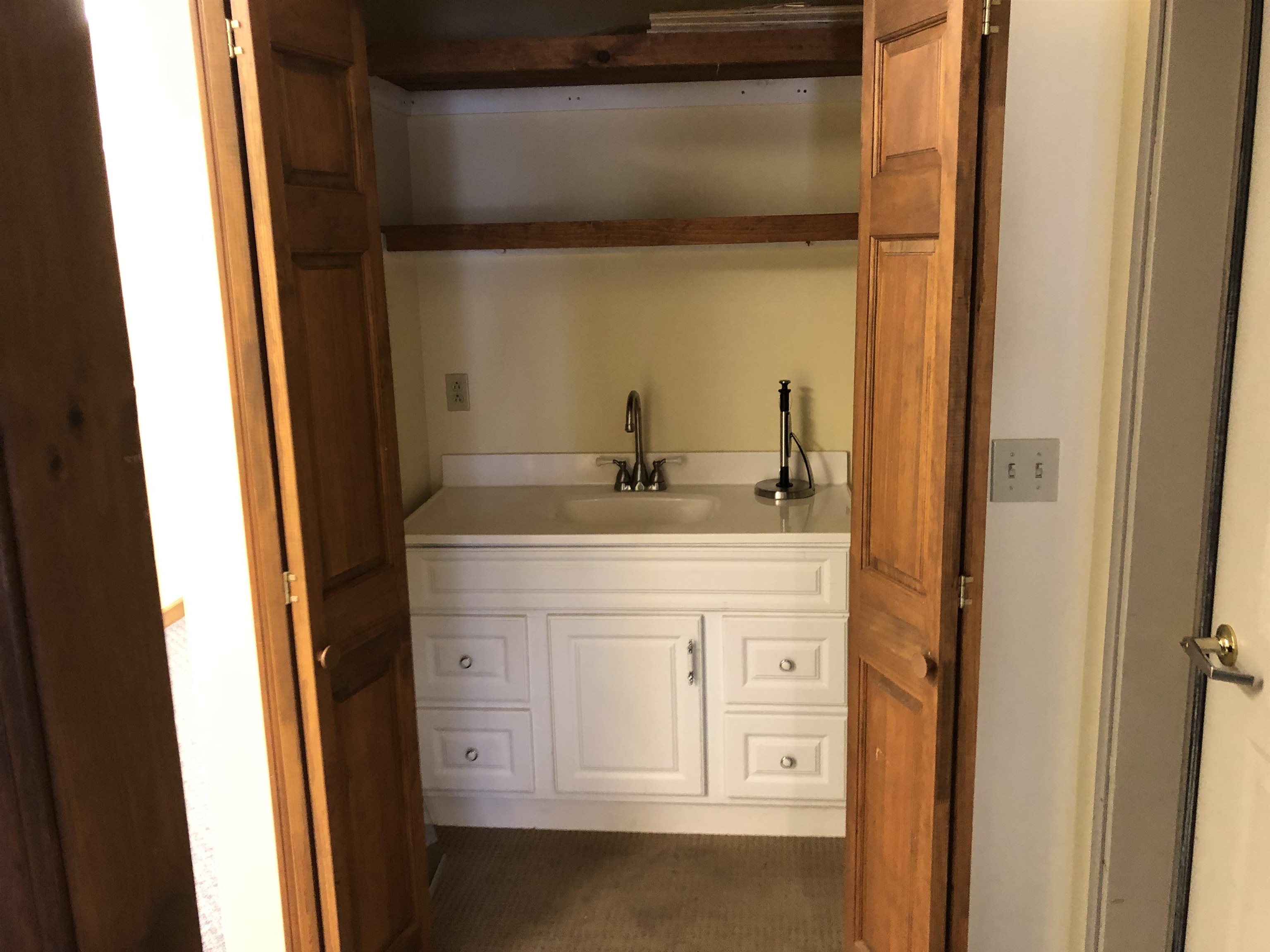 separate sink area