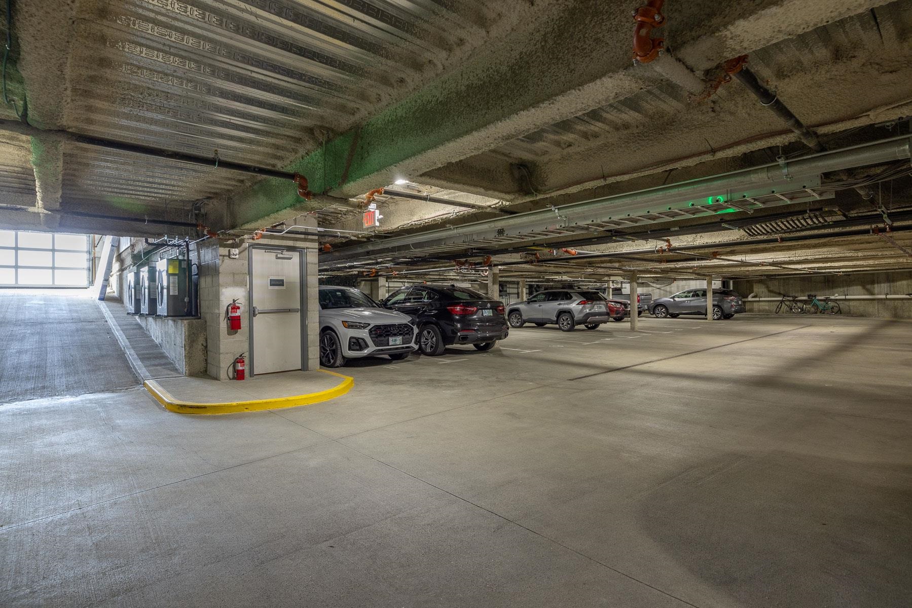 Good size parking garage...