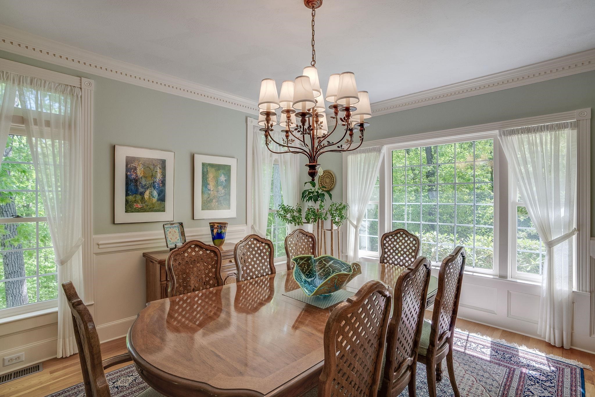 Formal Dining with Picture Window Overlooking Back yard