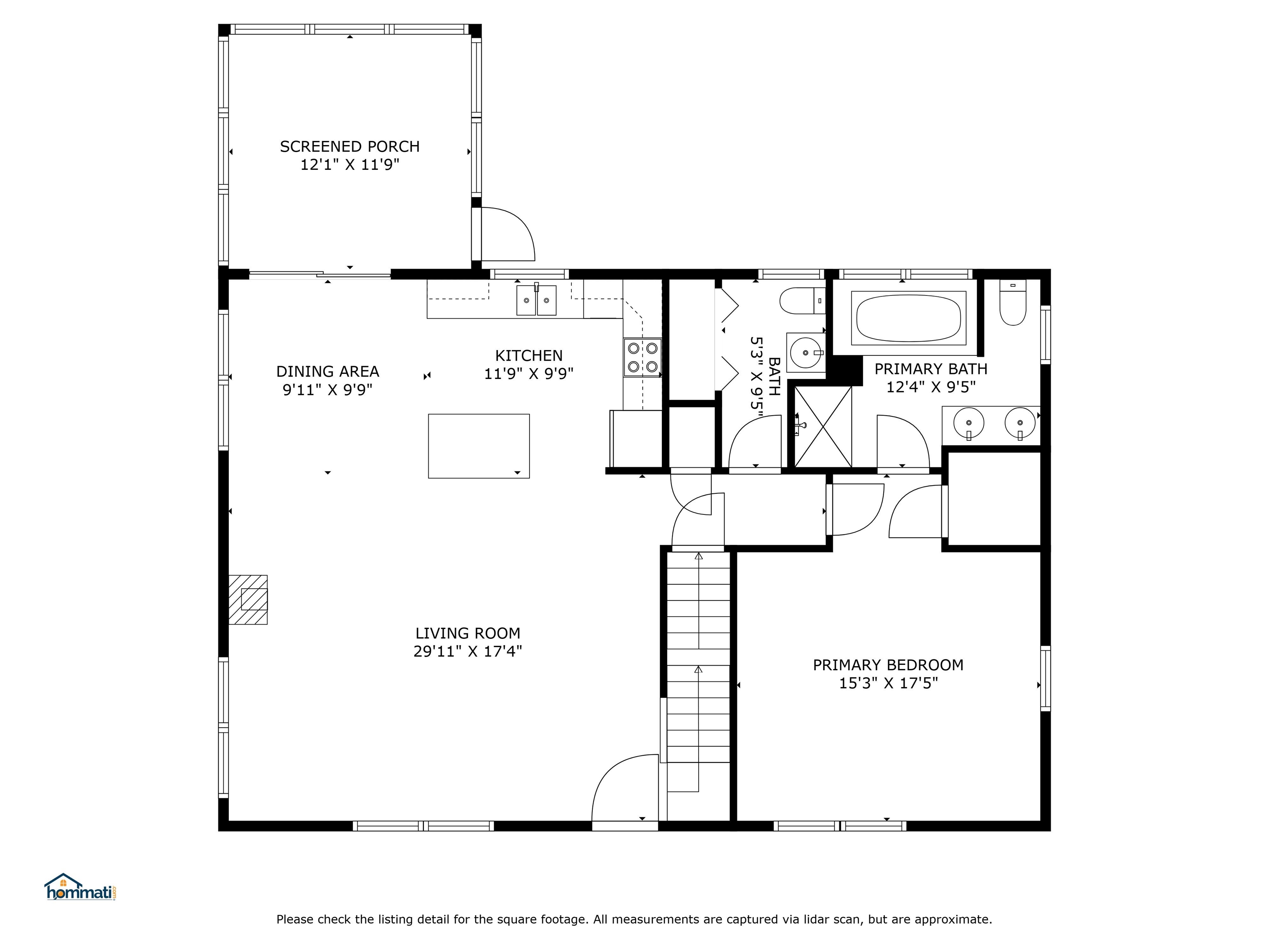 Main level Floor plan