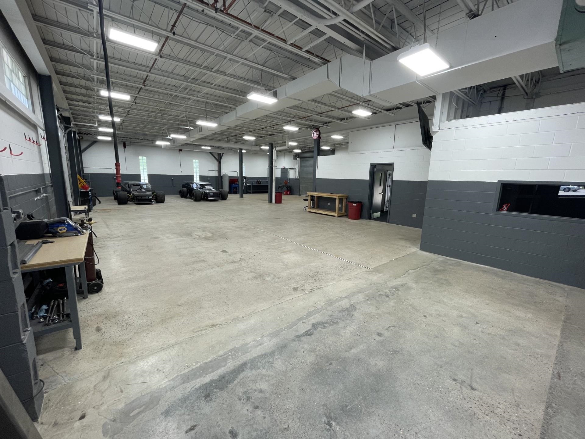 4600 SF of ground and polished concrete floors