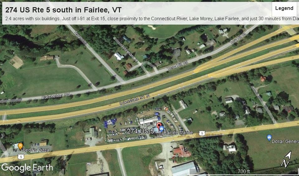 Fairlee VT Commercial Property for sale $450,000 $179 per sq.ft.