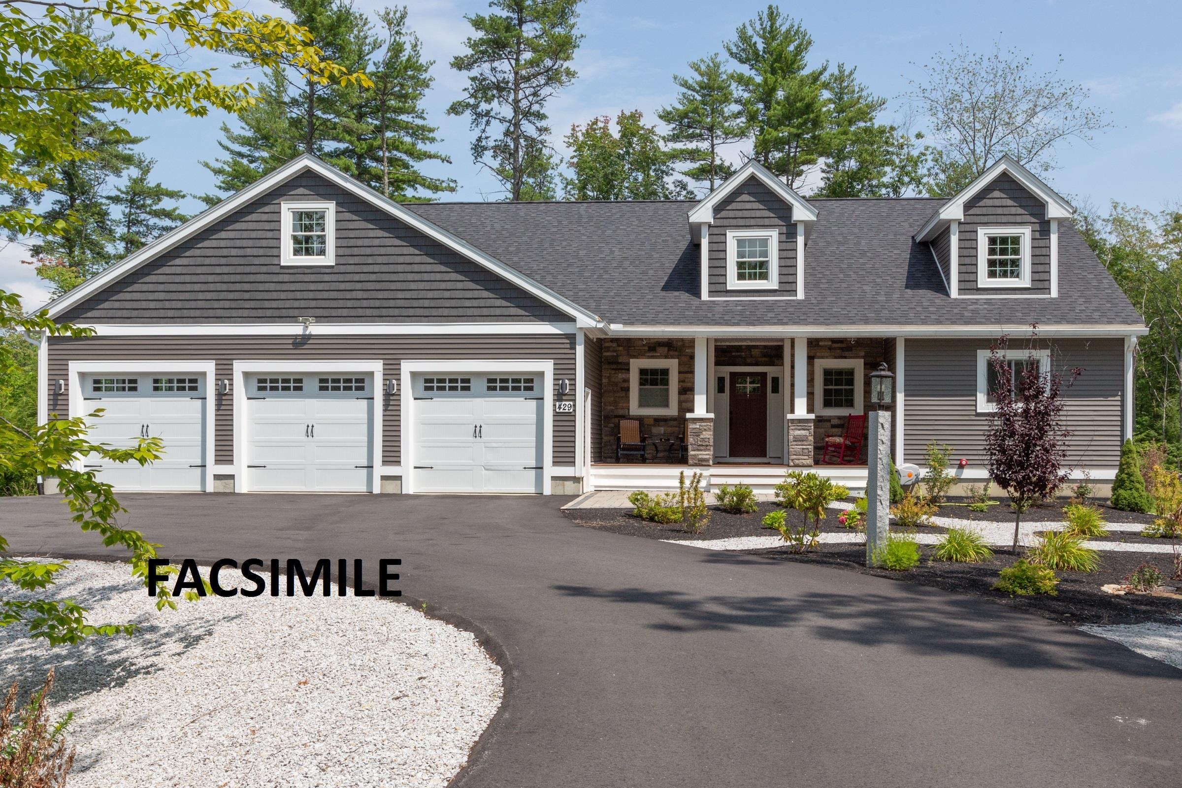 FACSIMILE OF HOME TO BE BUILT