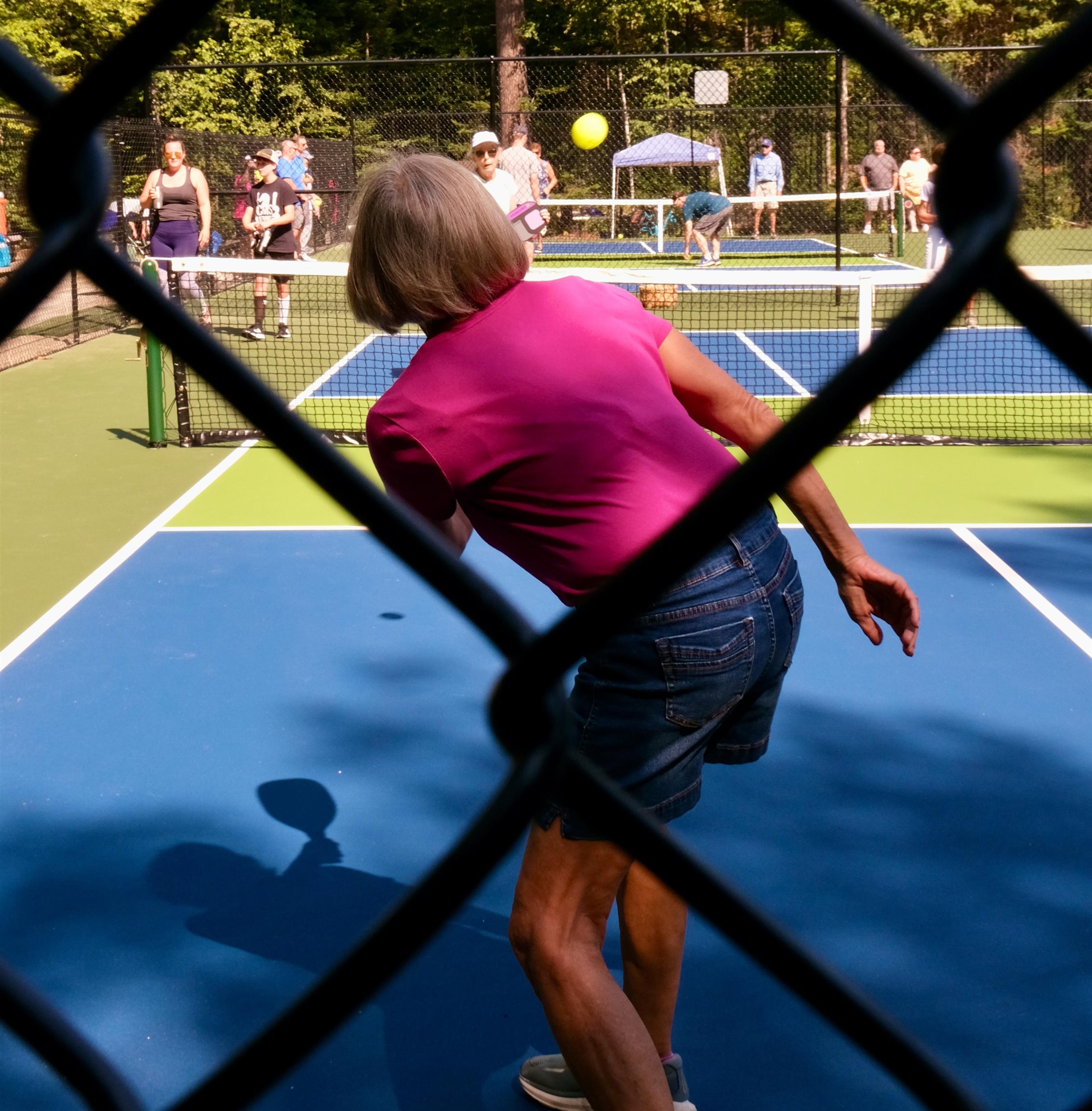 New Pickleball courts at Eastman.