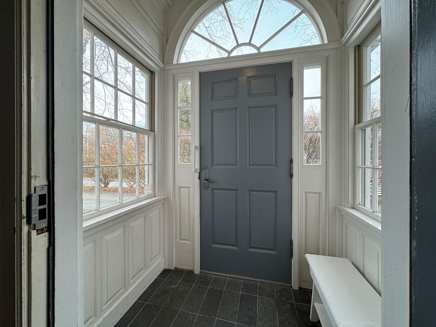 Classic formal front entryway