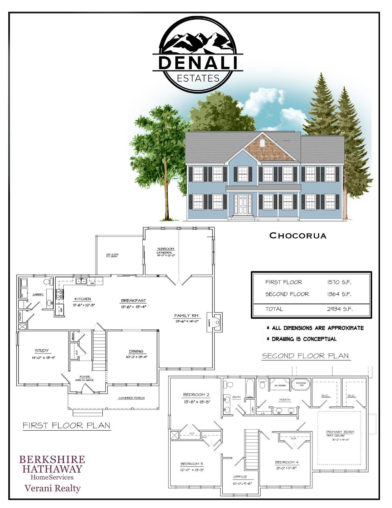 ***To be built**** New model for Denali Estates called the " Chocorua" A Colonial style home with 3 car garage under. Town water, Cathedral sunroom and more.  ( a ranch was originally offered however builder has added a new model which fits the lot much better)