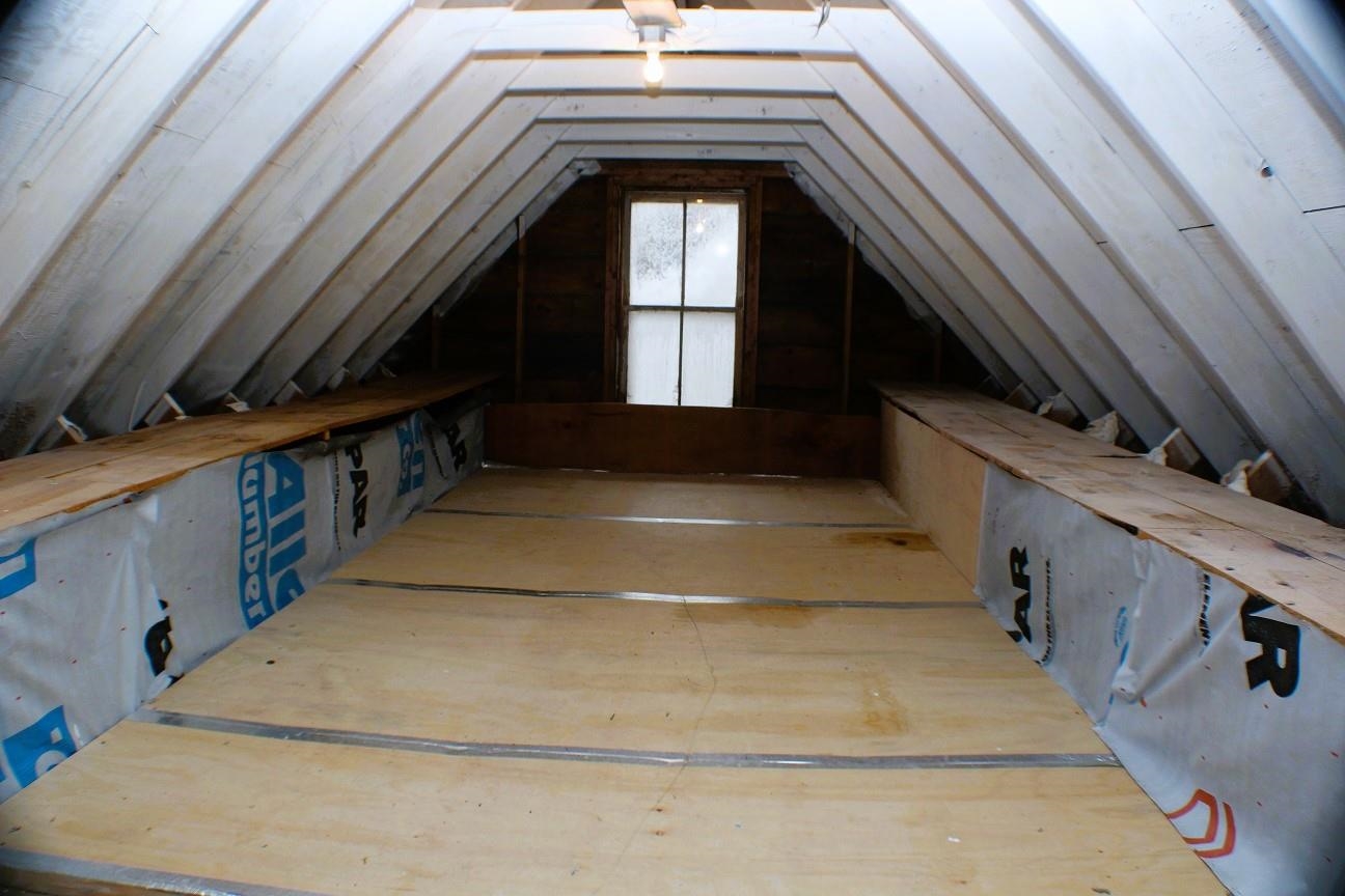Unfinished attic